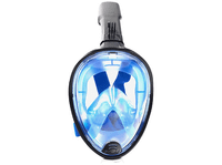 mascara snorkel - sk8 aqua con soporte para camara deportiva talla lxl azul y negro