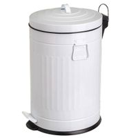 cubo basura pedal retro de 20 litros