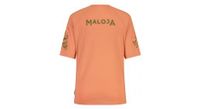 maillot de manga corta para mujer maloja holunderm  rosewood orange