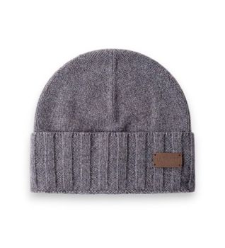 Hackett London para hombre. HM0400107 Gorro Cashmere gris (OSFA), Casual, Cachemir