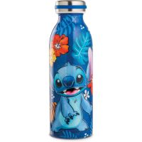 botella termica con bote funda stitch lilo  stitch disney acero inoxidable 500 mls