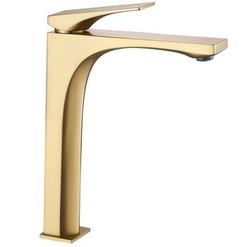 Grifo De Lavabo Rea Joe Brushed Gold High