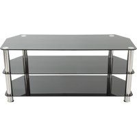 avf sdc1000 tv stand - black  chrome black