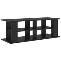 soporte para tv roble negro 96 x 35 x 335 cm vidaxl