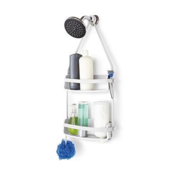 Soporte de accesorios de ducha Flex de 2 estantes