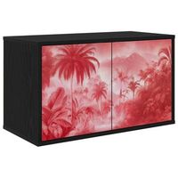 mueble de tv montado en la pared aachen 69 x 33 x 40 cm vidaxl
