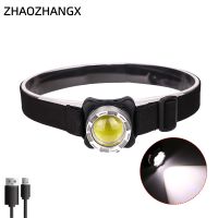linterna frontal led mini compacta zhaozhangx luz de trabajo roja y blanca recargable luz fuerte para exteriores linterna frontal pequena