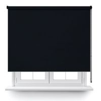 estor enrollable opaco negro 120x250cm