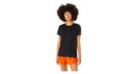 camiseta de manga corta  strong asics metarun  strong  para mujer negra