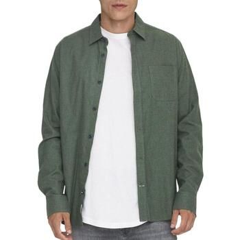 Only & Sons Camisa manga larga Road Life para hombre