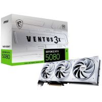 msi geforce rtx 5080 ventus 3x oc 16gb gddr7 reflex 2 rtx ai dlss4 blanca