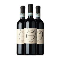 prunotto vino tinto rosso mompertone monferrato 75 cl 5 vol pack de 3 unidades