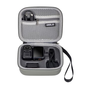 Estuche de transporte, bolsa de viaje con pulsera para DJI OSMO Nano, bolsa de almacenamiento de accesorios para cámara, caja de bolso de PU para versión estándar