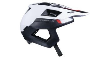 Casco kenny rafale blanco rojo