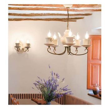 Aplique jarra y olla (2 luces)