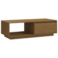 mesa de centro 50x110x335 cm madera - marron
