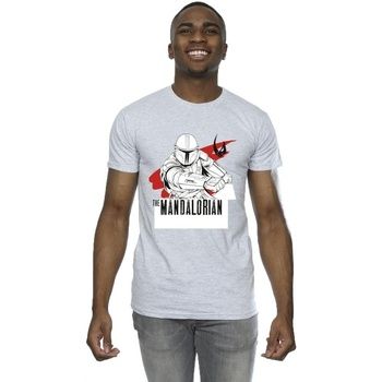 Disney Camiseta The Mandalorian Shoots para hombre