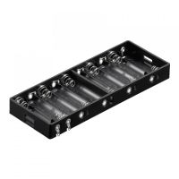 goobay portapilas para 10 pilas fr6hr6lr6 negro