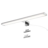 aplique bano aluminio cromo led 12w 50cm 4000k ip44
