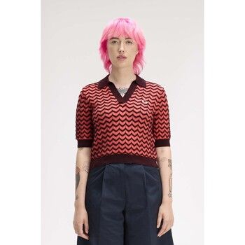 Fred Perry Jersey Pointelle Knitted Shirt para mujer