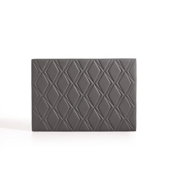 Cabecero Rubí Para Cama De 110 De Polipiel Gris 115x115x8. Matris