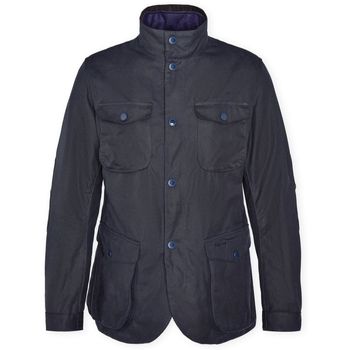 Barbour Abrigo Ogston Waxed Cotton Jacket - Navy para hombre