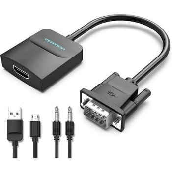 Vention ACNBF Cable Conversor VGA Macho HDMI Hembra 1m Negro