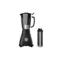 cecotec batidora de vaso power black titanium 2500max go 2500w maxima potencia 6 hojas con recubrimiento de titanio negro
