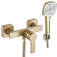 grifo de ducha rea argus gold brush