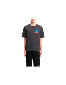 Camiseta Reebok Gs Hs Shaq Silo Logo Hombre Negro