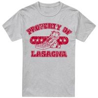 garfield camiseta property of lasagna para hombre