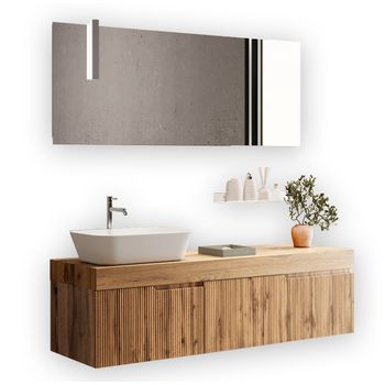 Composición Baño 7 Piezas Venere Roble En Mdf