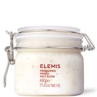 elemis frangipani monoi salt glow body scrub 490g