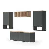 mueble de pared wido 5 partes vicco
