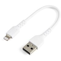 startech cable usb a lightning 15cm blanco