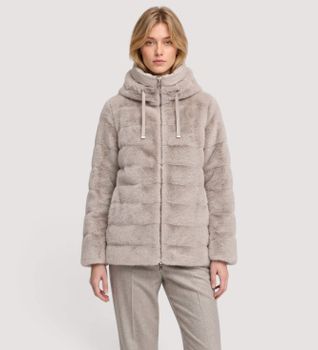 DUNO para mujer. ANDRADA Plumón Andrada beige (40), Casual, Poliéster