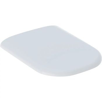Asiento De Inodoro Geberit Smyle, M.as-autom., Wrapover, Bisagra Cromada, Bef.v.o., Blanco, 500236011