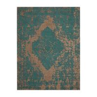 alfombra de tejido plano marbella turquesa 80x150 cm