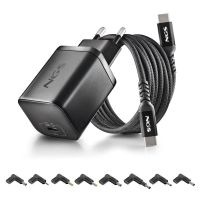cargador ngs bud 65w-as gan usb-c con cable 15 m y 8 conectores para asus