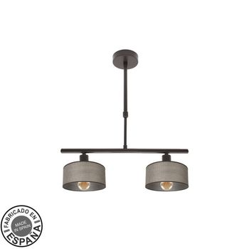 FABRILAMP Lampara Gilda 2xe14 Marron Regx43x14 Cm