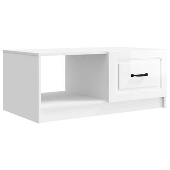 Mesa De Café Brillante 90 X 50 X 37 Cm Madera De Ingeniería Vidaxl