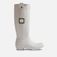 hunter womens original tall exaggerated buckle rubber wellies - uk 3