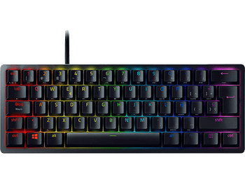 Teclado gaming - Razer Huntsman Mini Purple Switch, USB, Chroma RGB, Negro