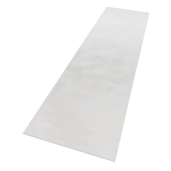 Alfombra suave Solina blanco 80x300 cm