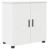 gabinete de bano 61 x 35 x 64 cm madera de ingenieria metal vidaxl