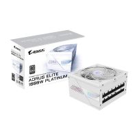 fuente de alimentacion gigabyte 1000w 80 plus platinum aorus elite p1000w ice modular pcie 50 blanca