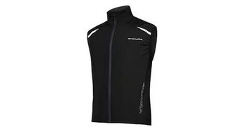 Chaqueta cortavientos sin mangas endura hummvee negra