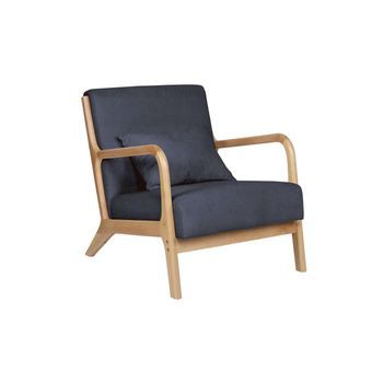 Butaca Tokio Con Cojín Lumbar Y Estructura De Madera