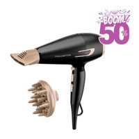 secador de pelo rowenta cv7247 2200 w 3 temperaturas  2 velocidades - negro