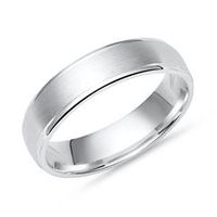 anillo liso plata 925 bordes pulidos 5mm